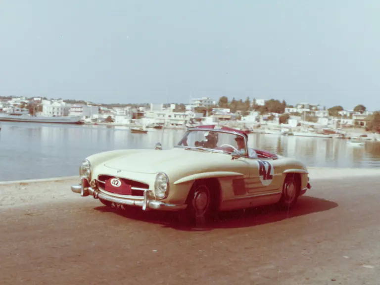 Disembarking on a Boat in the 1984 Philipa Rally.