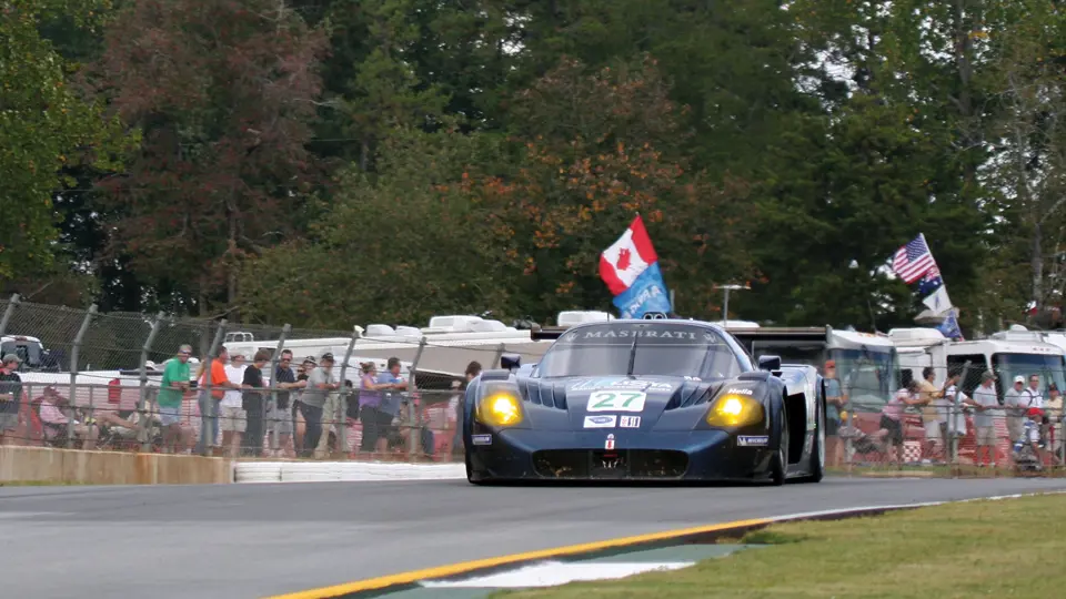 The MC12 at speed during the 2007 ALMS Petit Le Mans.