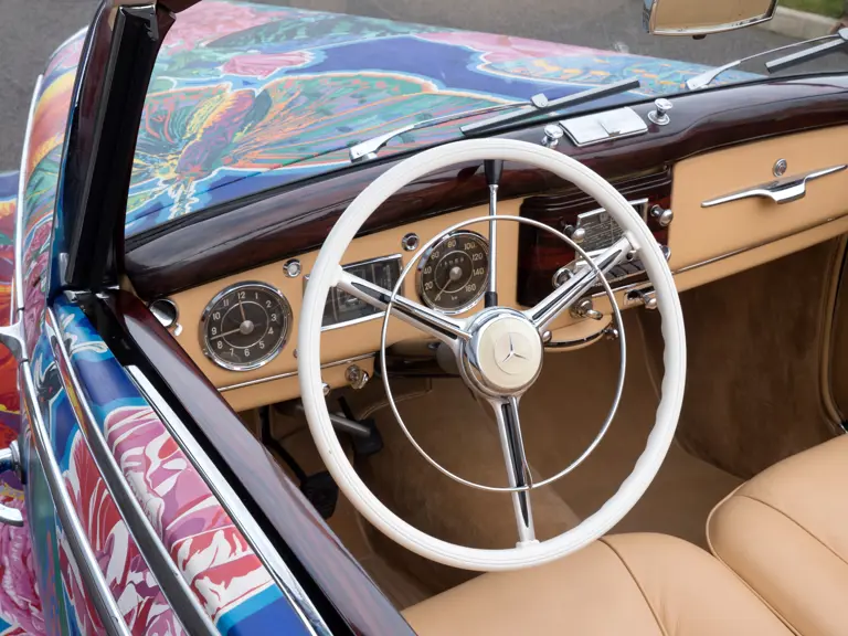 1952 Mercedes-Benz 220 Cabriolet painted by Hiro Yamagata