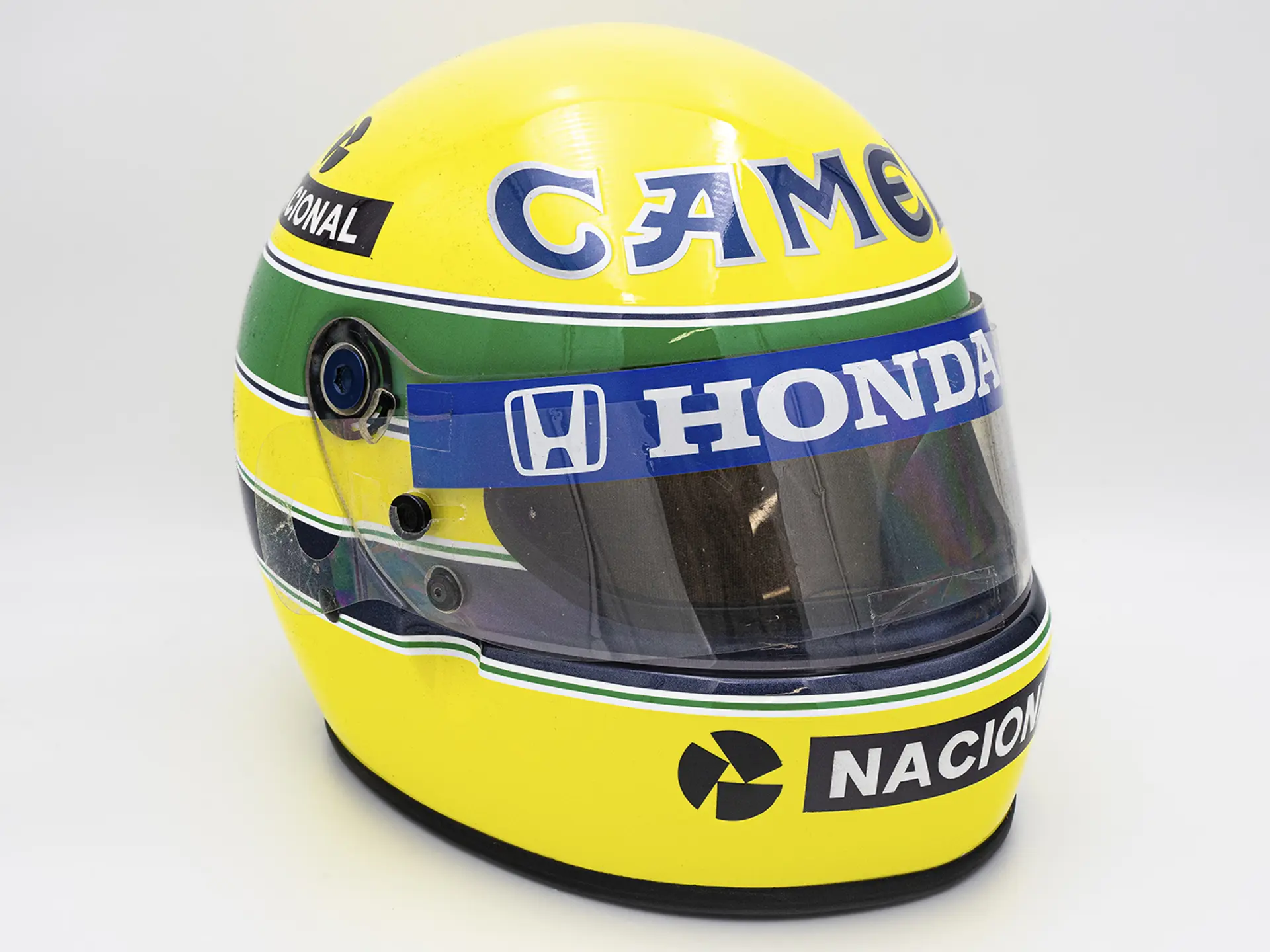 Casque Ayrton Senna McLaren 1987 - MiniHelmet échelle 1/2 - Neuf