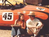 Early owner Ed Parlett racing his Speedster in the 1970s.