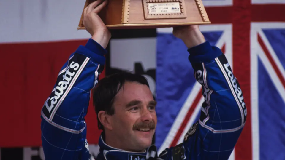 Mexican Grand Prix Hermanos Rodriguez Circuit Mexico City 1992
Podium Nigel Mansell Williams FW14B wins the race, Riccardo Patrese Williams FW14B  is 2nd and Michael Schumacher Benetton-Ford B192 3rd
© Formula One Pictures / Picture by John Townsend. Office tele (+36)26 322 826 mobile (+36) 70 776 9682. UK Mobile +44 7747 862606 www.f1pictures.com.
Vat Number 221 9053 92
 
 
