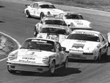 The 928 at speed during the 1988 season.