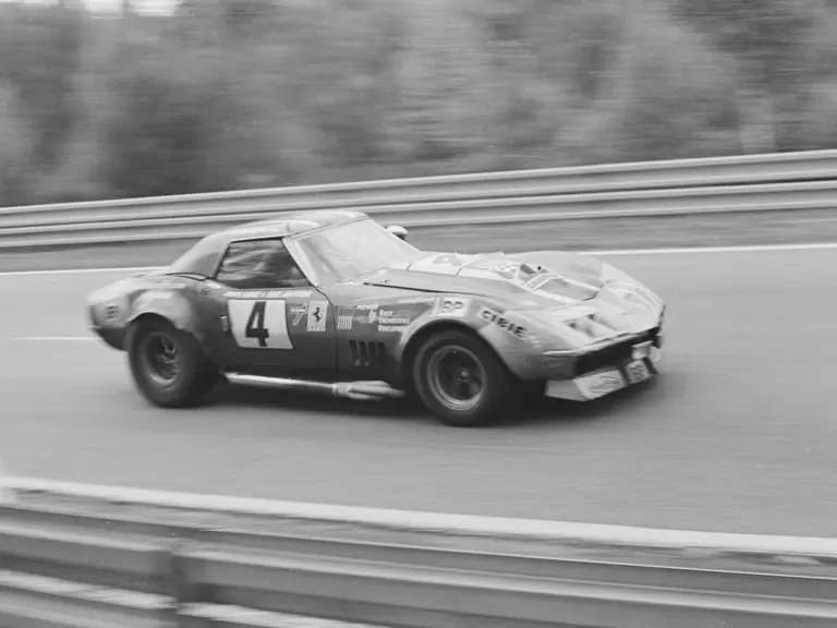 The RED/NART Corvette at the 24 Hours of Le Mans, 1972.