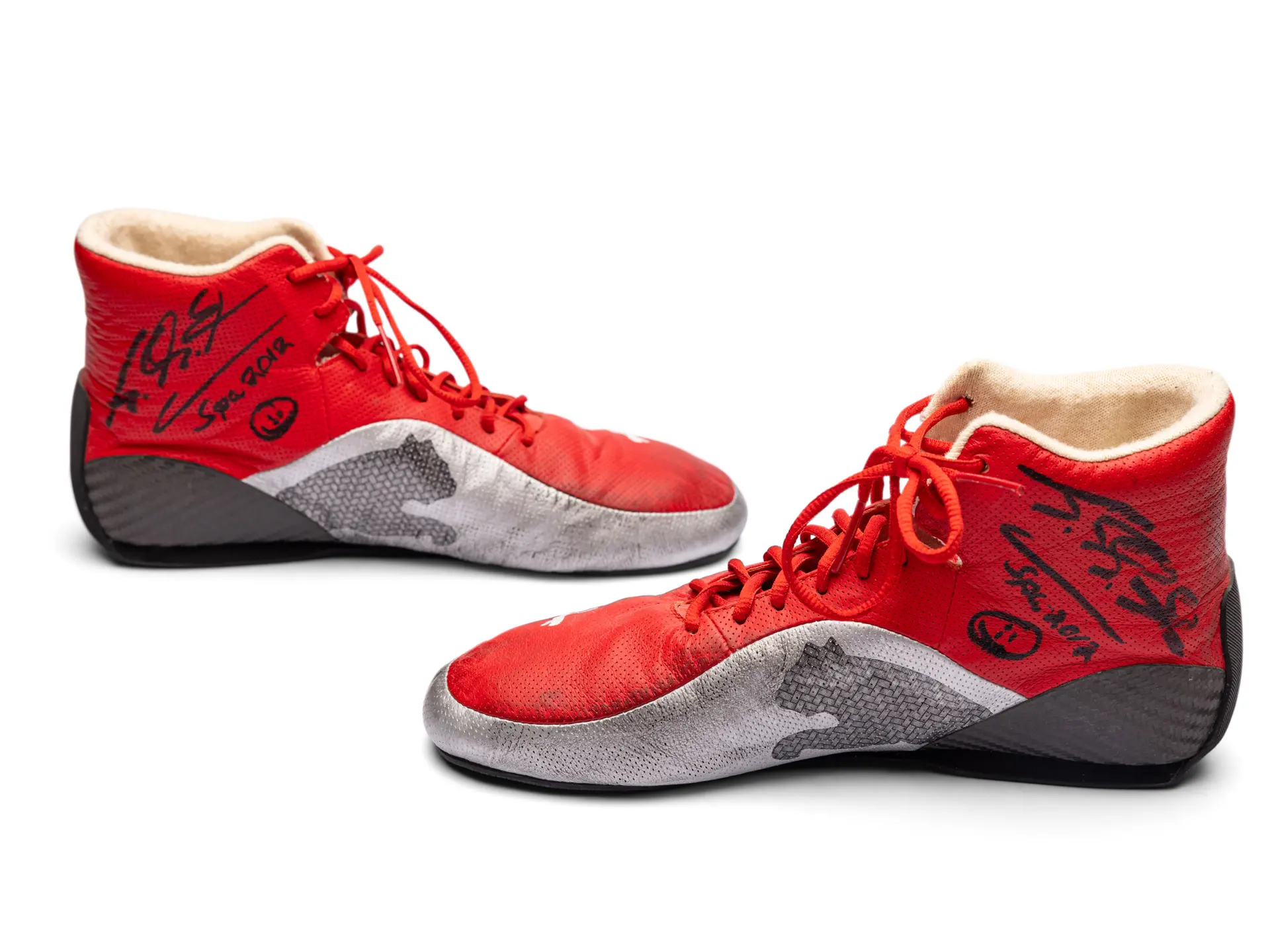 Michael Schumacher Puma Signed Racing Boots | The Schumacher