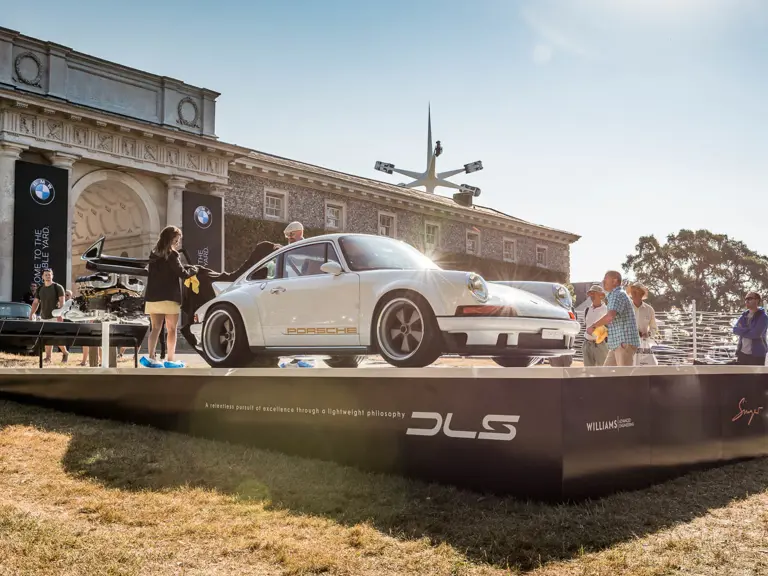 DLS EP1 upon the model's unveiling at hte 2018 Goodwood Festival of Speed.
