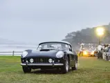 The Ferrari is captured on exhibition at the 2022 Pebble Beach Concours d’Elegance.