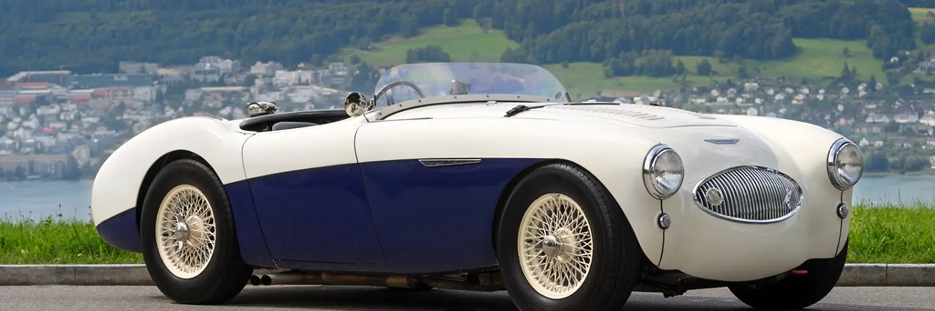 1955 AustinHealey 100S offered at RM Sothebys St. Moritz Live Auction 2021