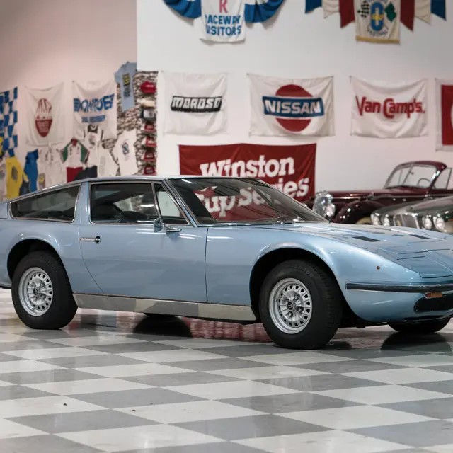 70’s Solido/MASERATI INDY メタリックブルー　フランス製 f2ca8c57464ad02937cb39f7e4cfed
