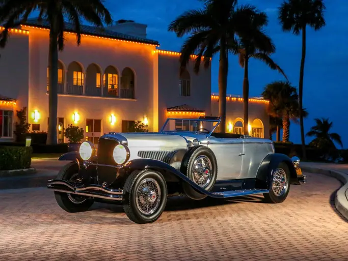 1929 Duesenberg Model J Disappearing Top Torpedo by Murphy offered at RM Sothebys Amelia Island Live Auction 2021