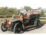 The late Jim Boland is pictured as the proud owner of this Clément-Talbot.