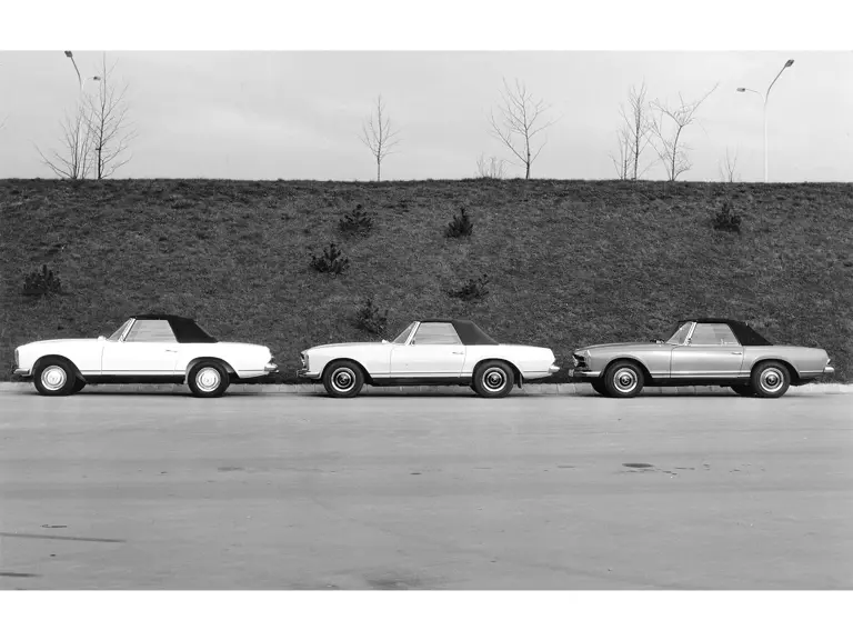 Chassis 009 (assigned the registration “S-RV 439”) was first registered to Mercedes-Benz as a test vehicle.