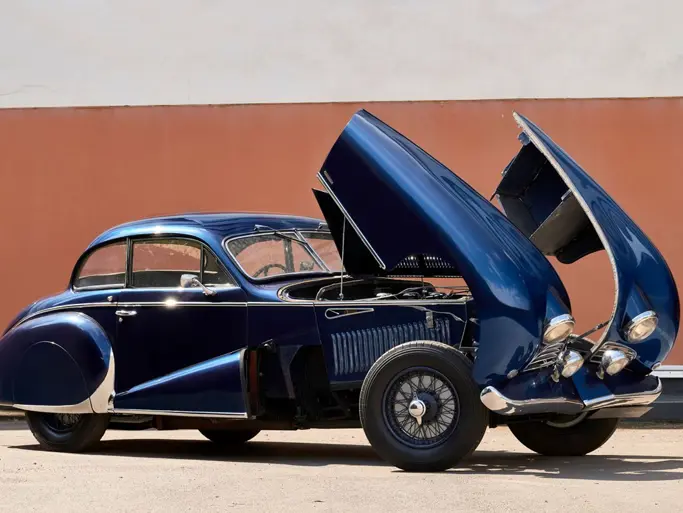 1948 Delahaye 135 M Coupé by Antem offered at RM Sothebys The Guikas Collection live Auction 2021