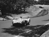 Richie Ginther behind the wheel of chassis no. 0680 MDTR at Laguna Seca in the SCCA Regional, June 1958.