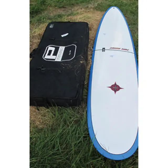 Blue and White Pope Bisect Surfboard | The Bennett Collection | RM