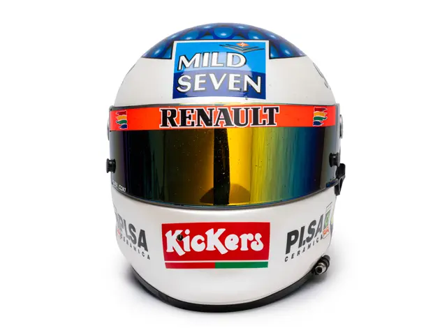 SPORTS MODELS Jean Alesi 98 ヘルメット 1/2サイズ Jean Alesi 1998
