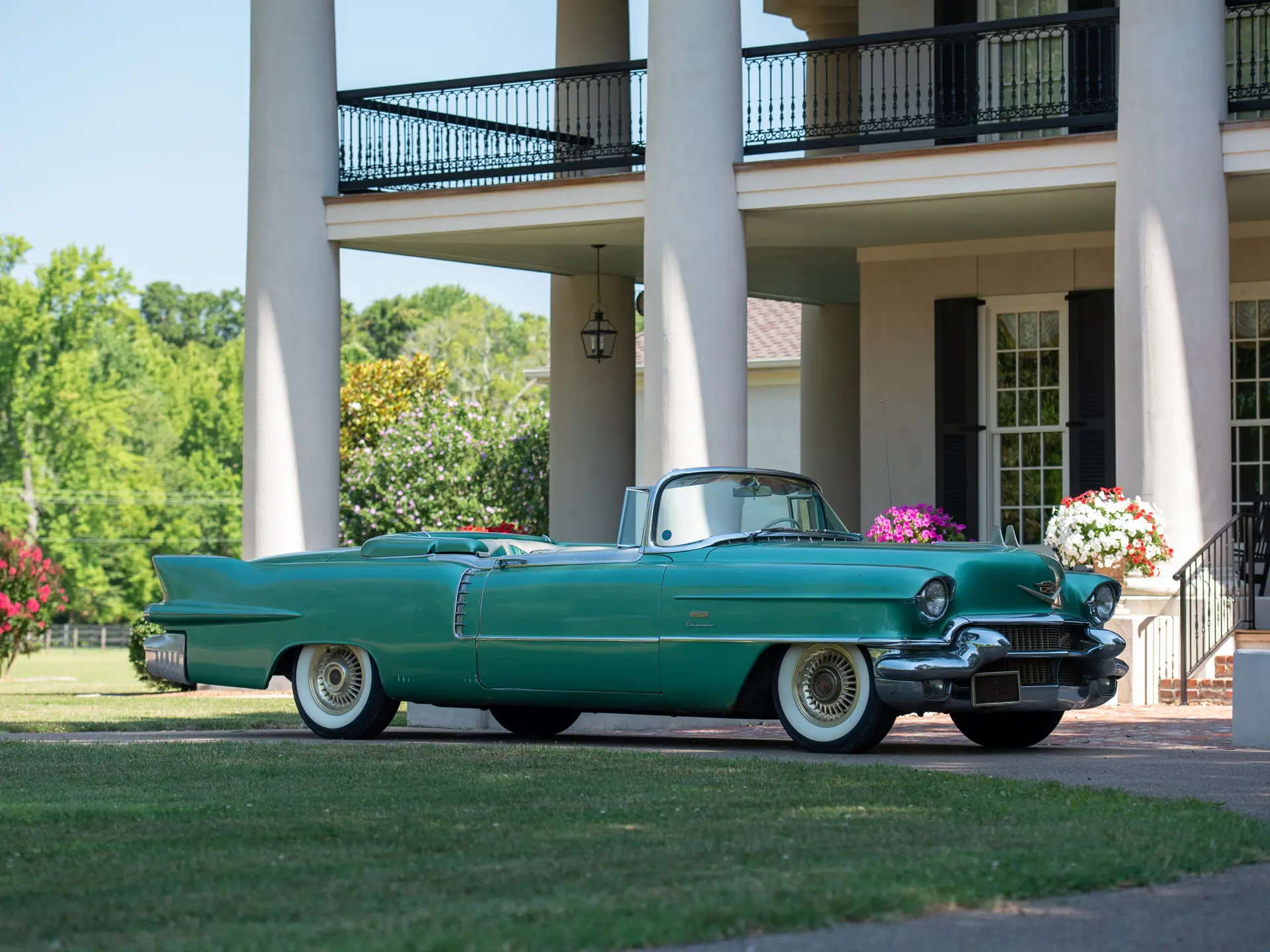 Modèle Réduit Cadillac Eldorado Biarritz 1956 Cabriolet Fermé - Échelle 1:18 Par Stamp-Models, Neuf