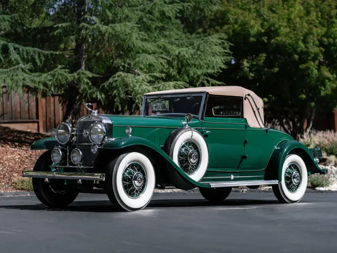 1931 Cadillac V-12 Convertible Coupe by Fleetwood: market value and price history