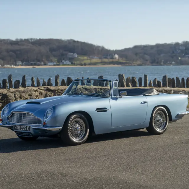 Aston Martin DB5 Volante SMTS 1/43 Bleue - Miniature Métal MIB