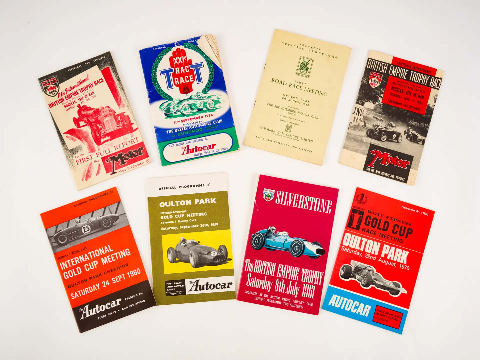 1954-1970 Various British Race Programmes | The February Memorabilia ...