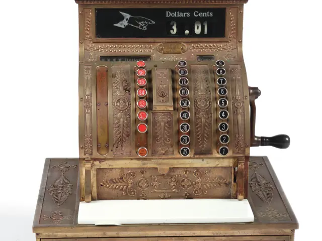 アメリカンアンティーク 真鍮製レジスターNationalCashRegister c. 1908 Antique National Cash Register | The John Staluppi