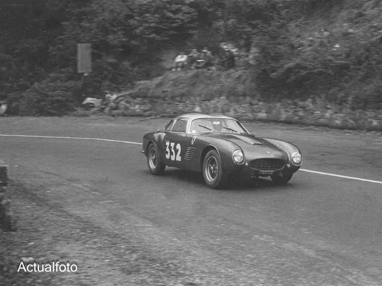 Pontedecimo-Giovi: 0665 GT at the 1957 XX Pontedecimo-Giovi Hillclimb, where 0665 GT finished 1st in class.