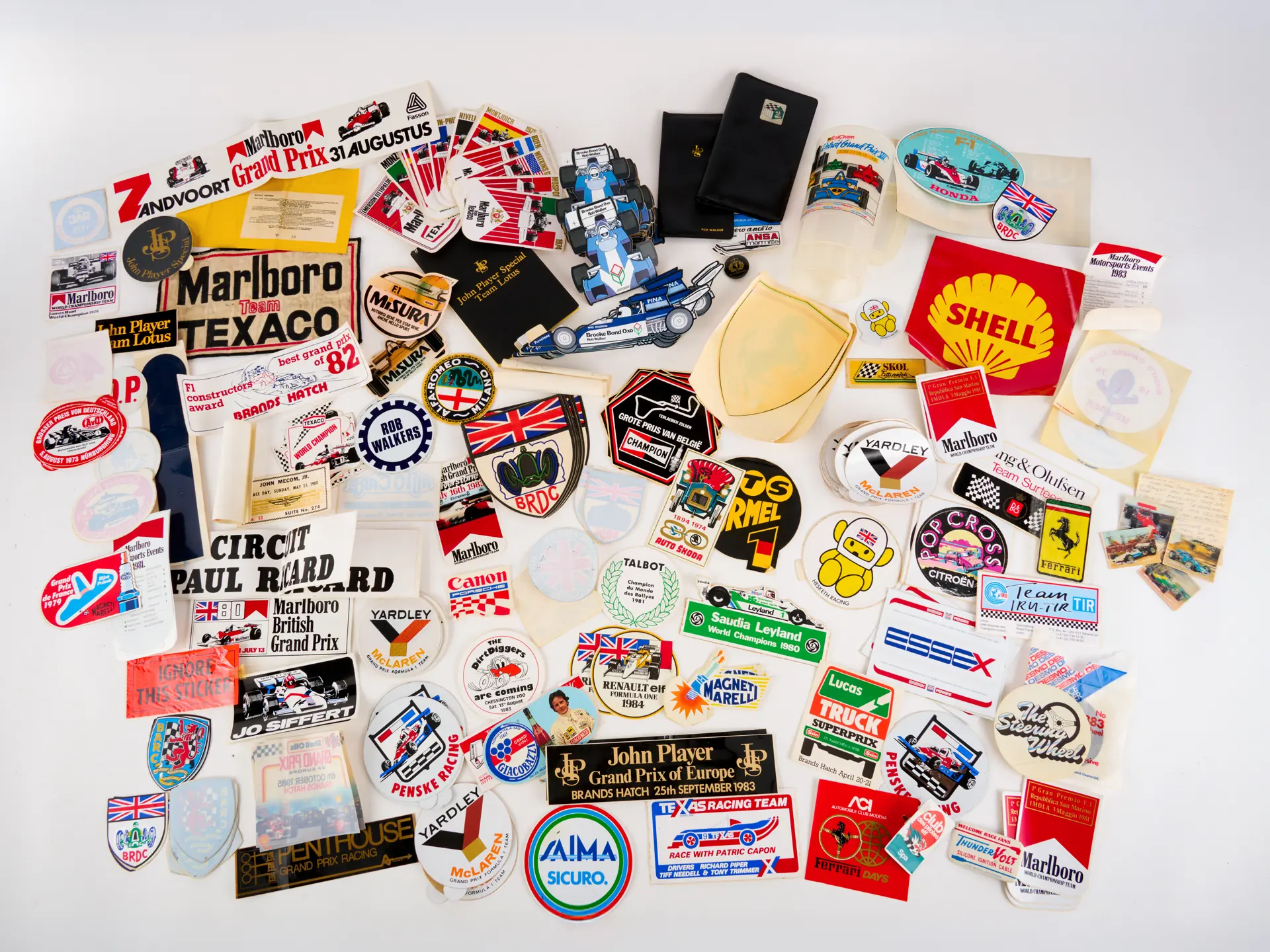 Motor Sticker Collection Vintage Motor Sport Stickers and Badges | The February Memorabilia Sale ...