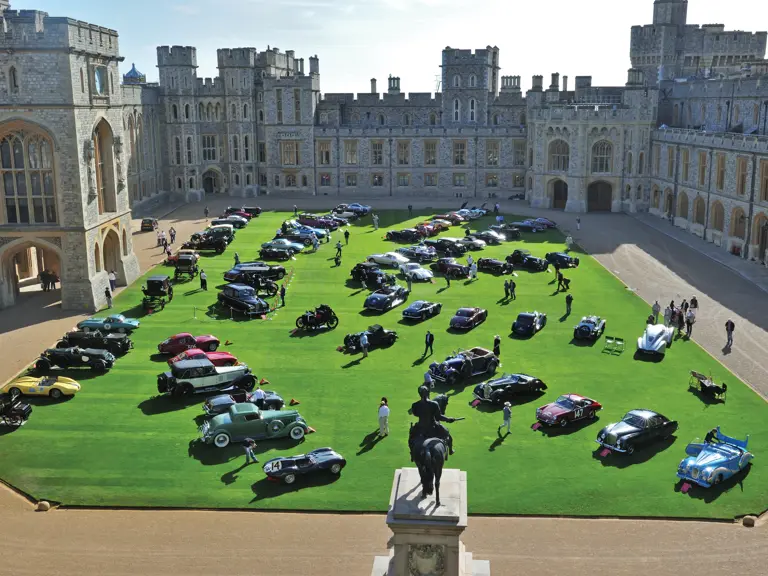 The Hispano-Suiza at the 2016 Concours of Elegance at Windsor Castle.