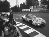 Chassis 26681, the very first of the 25 “Silhoute” BB/LMs is pictured at the 24 Hours of Le Mans in June 1979, driven by Jean-Claude Andruet and Spartaco Dini, who had the second-best practice times of any Ferrari entered. An extremely competitive endurance racing machine, the car was running extremely well before it retired after 240 laps.   