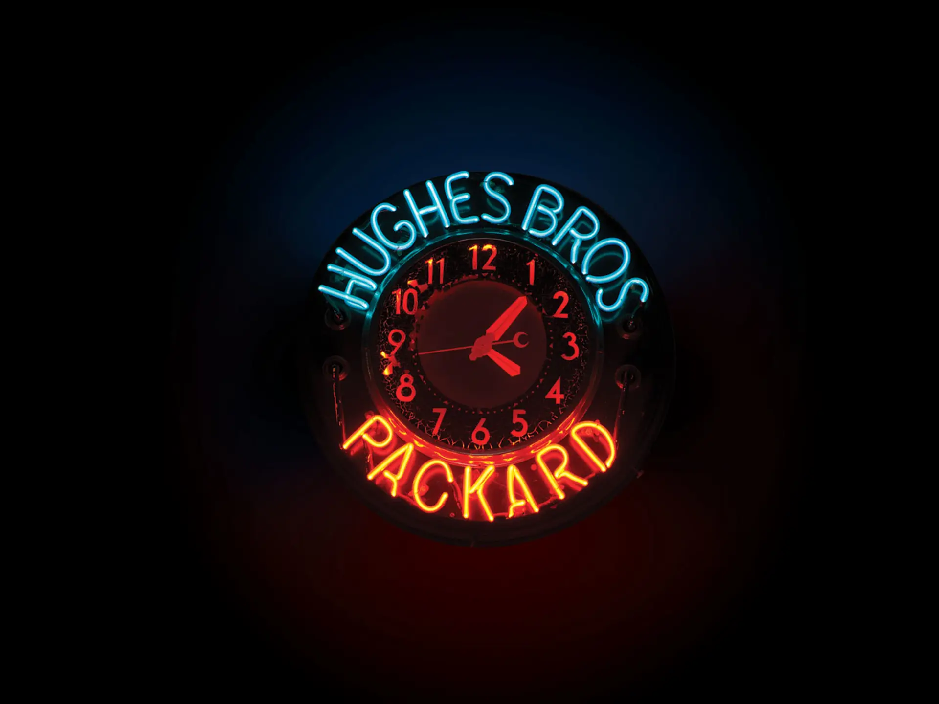 Hughes Bros. Packard Neon Clock | Arizona 2018 | RM Sotheby's