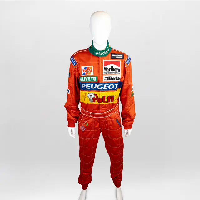 1995 Eddie Irvine Jordan Grand Prix Formula 1 Sparco Signed Racing