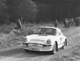 Harold Morley behind the wheel of the 2.7 RS at the 1973 RAC rally, where he finished 2nd in class.