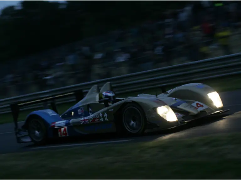 The Creation is pictured racing at the 2008 24 Hours of Le Mans.