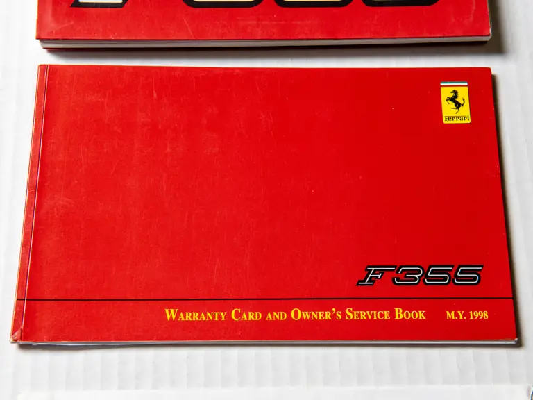 Ferrari F355 Owner's Manual Set with Folio, US Version, 1998