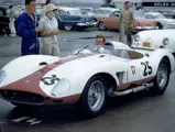 Montgomery Sports Car Races, August 8/9, 1959 - Race 7; 50 laps for classes B, C, D, E & F Modified, Gaston (Gus) Andrey in 0706 MDTR finished 9th overall and second in E Modified.