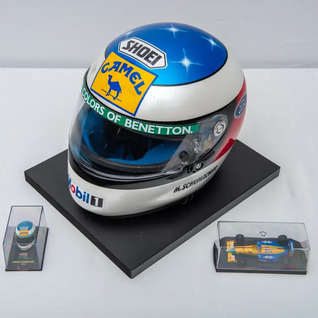 1991 Michael Schumacher Shoei Benetton Formula 1 Helmet | Full