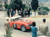 XJB 871 en-route to GT class victory at the 1961 Acropolis Rally.