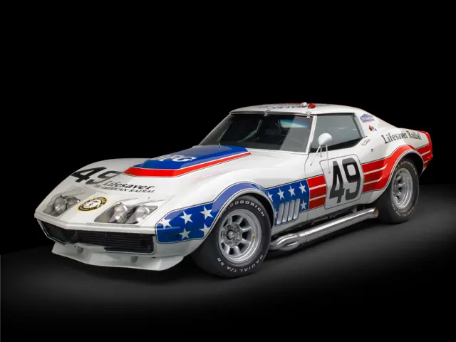 TSM1/18 Greenwood Corvette LeＭan24Hr 1:18 TSM Spirit of '76 Chevy Corvette - LeMans 24h 1976