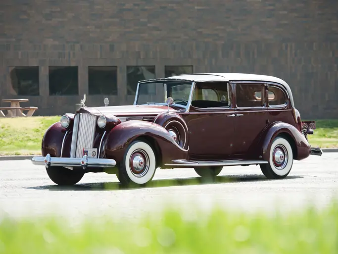 1938 Packard 1608 Twelve All-Weather Town Car by Rollston: market value and price history