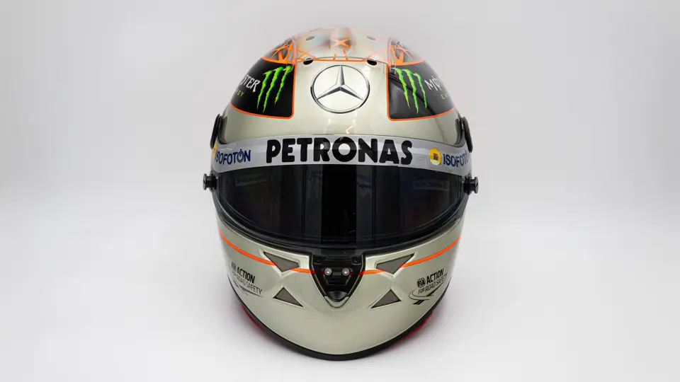 2011 Michael Schumacher Mercedes-AMG Formula 1 Schuberth Signed