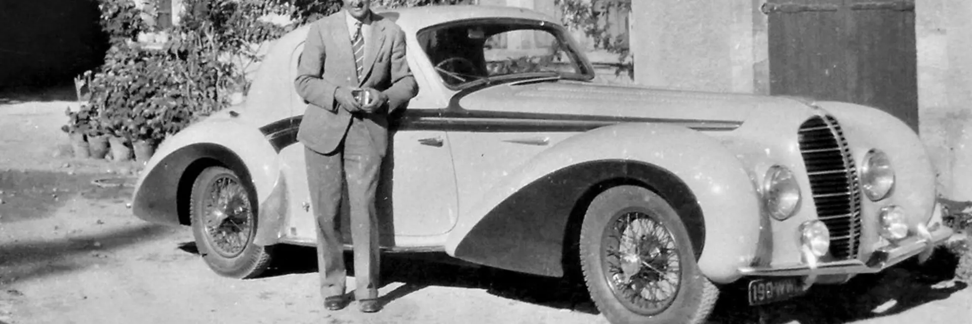 Louis Chiron and his 1947 Delahaye 135 MS Sport Coupé by Chapron offered at RM Sothebys Monaco live auction 2022