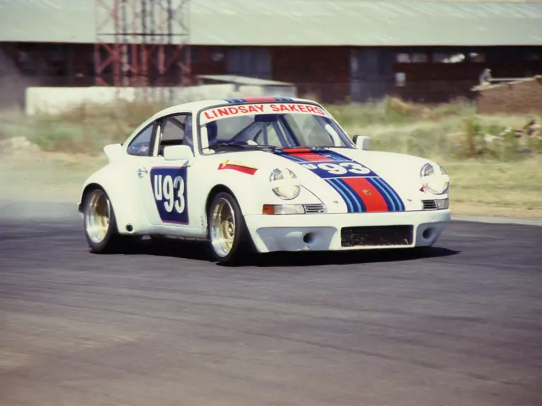 The 2.7 RS takes to the track in South Africa at Kyalami. 